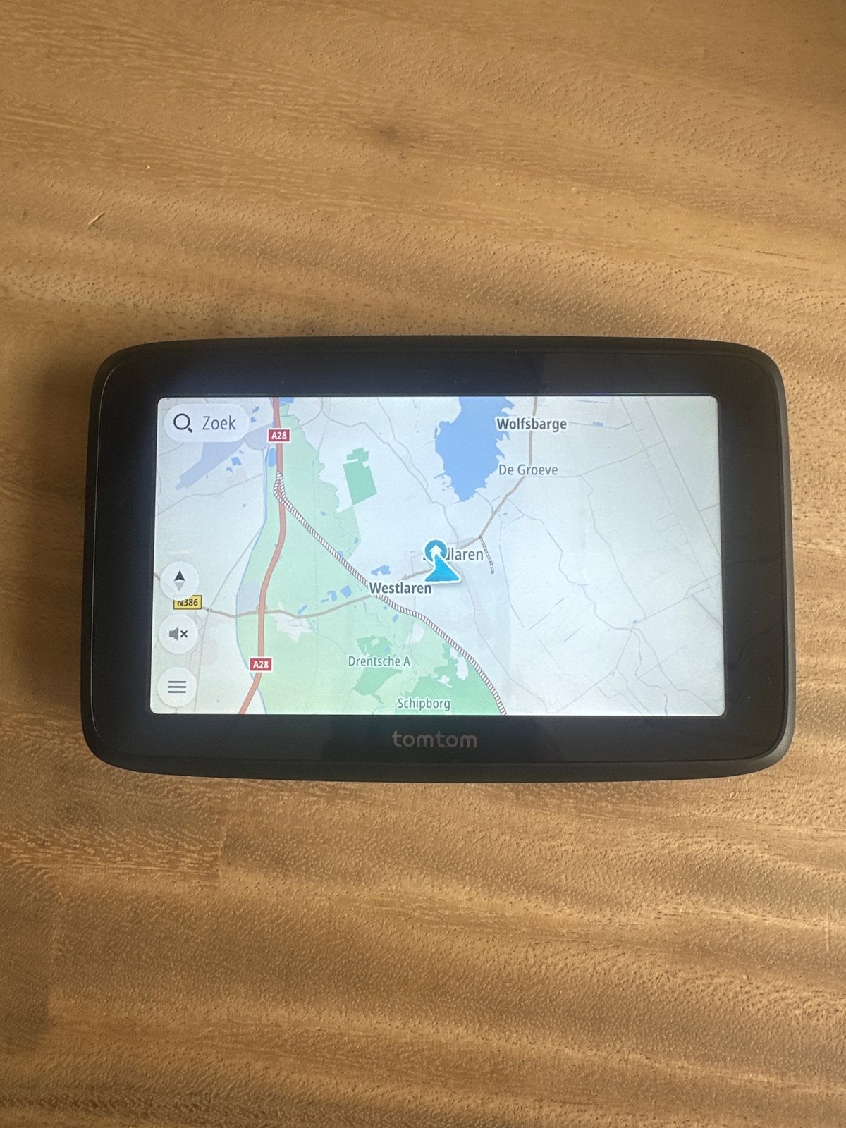 TomTom navigatiesysteem met accessoires en hoesje, Ophalen, Gebruikt