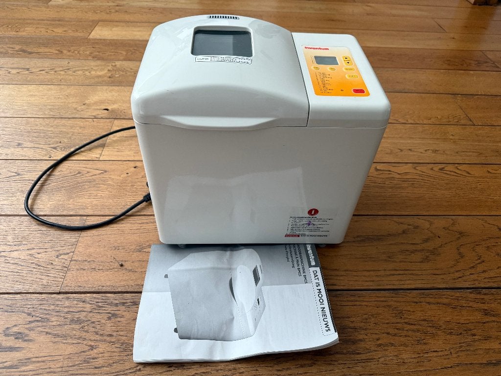 Broodbakmachine Inventum, 400 tot 800 gram deeg, Ophalen of Verzenden, Zo goed als nieuw