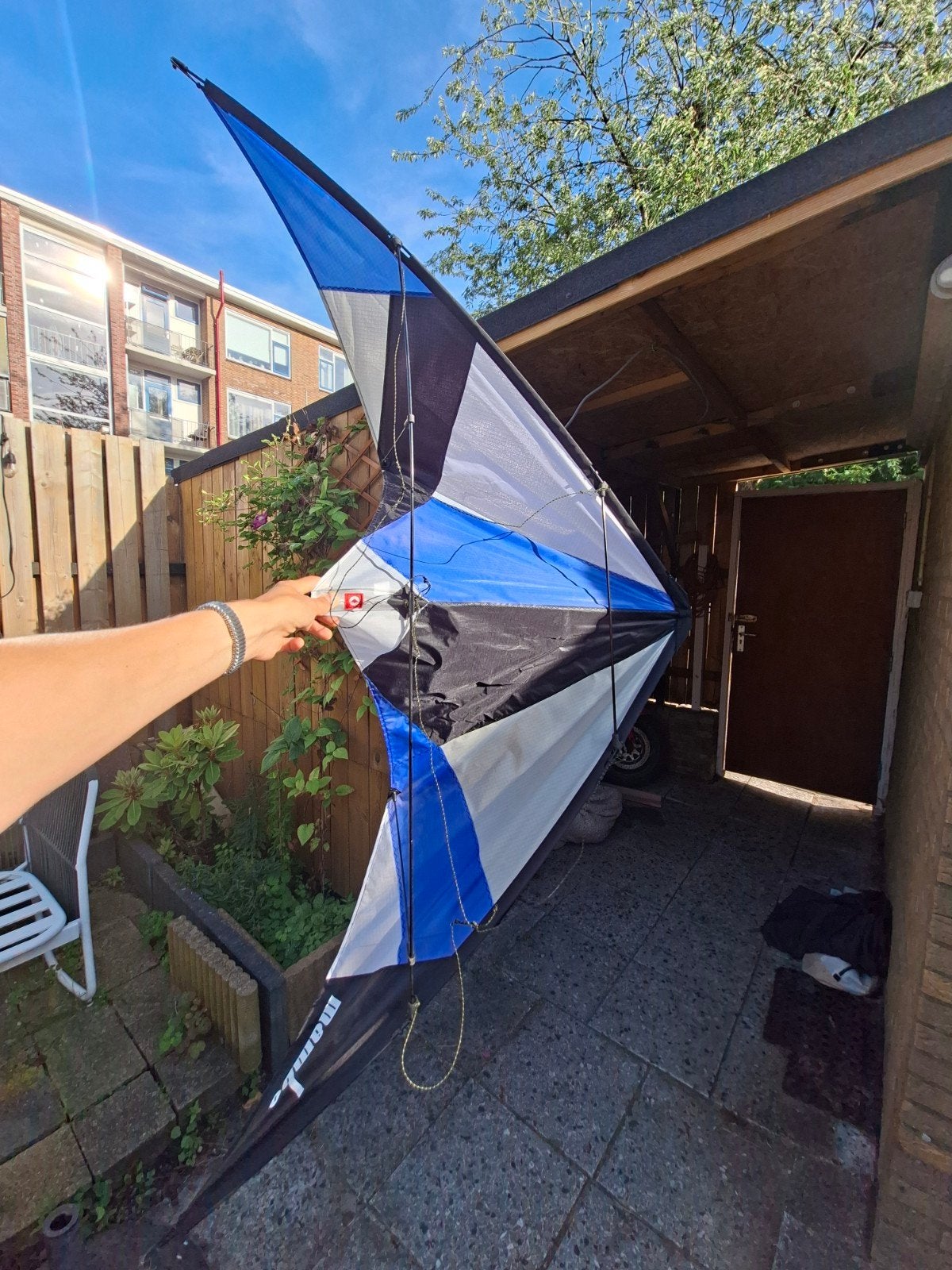 Mambo Vlieger Eolo Sport - 160x88 cm - Zo goed als nieuw, Verzenden, Zo goed als nieuw, Tweelijns, Vlieger