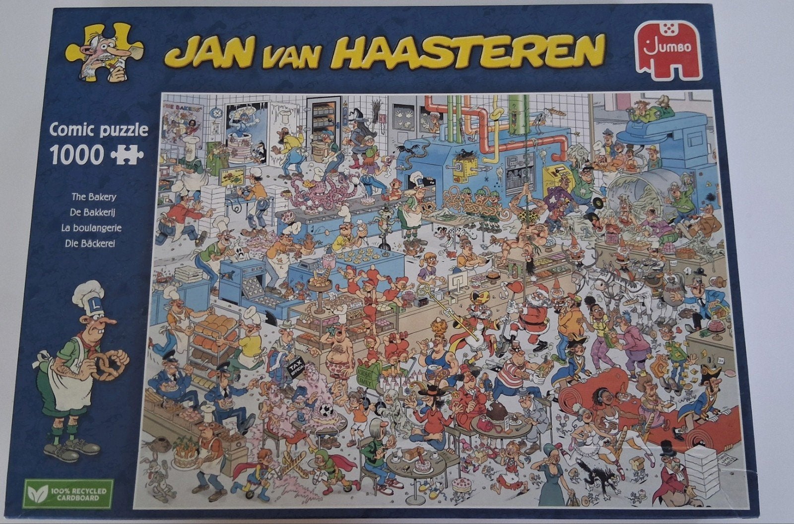 Jan van Haasteren De Bakkerij 1000 stukjes puzzel, Ophalen of Verzenden, 500 t/m 1500 stukjes, Zo goed als nieuw, Legpuzzel