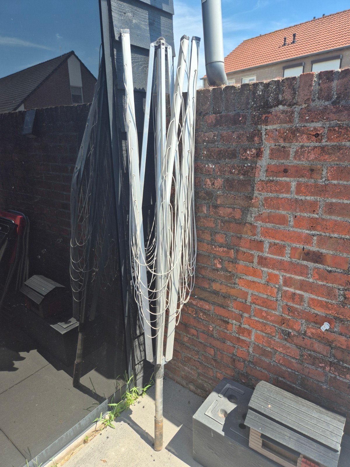 Droogmolen - licht gebogen, voor de handige klusser, Tuin en Terras, Droogmolens en Wasrekken, Ophalen