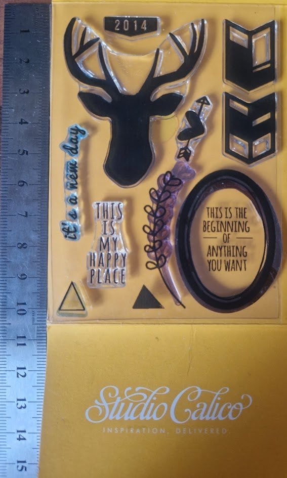 Clear stamps, Hobby en Vrije tijd, Stempelen, Ophalen of Verzenden, Gebruikt, Clearstamp