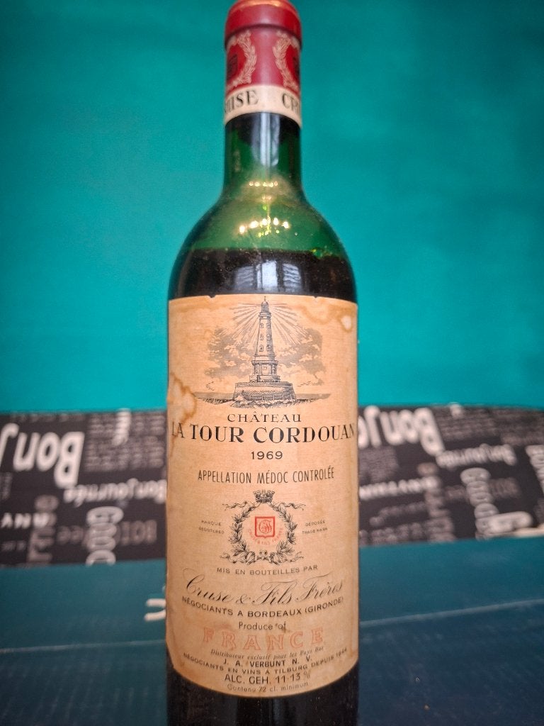 Chateau La Tour Cordouan 1969, Frankrijk, Nieuw, Ophalen of Verzenden, Rode wijn