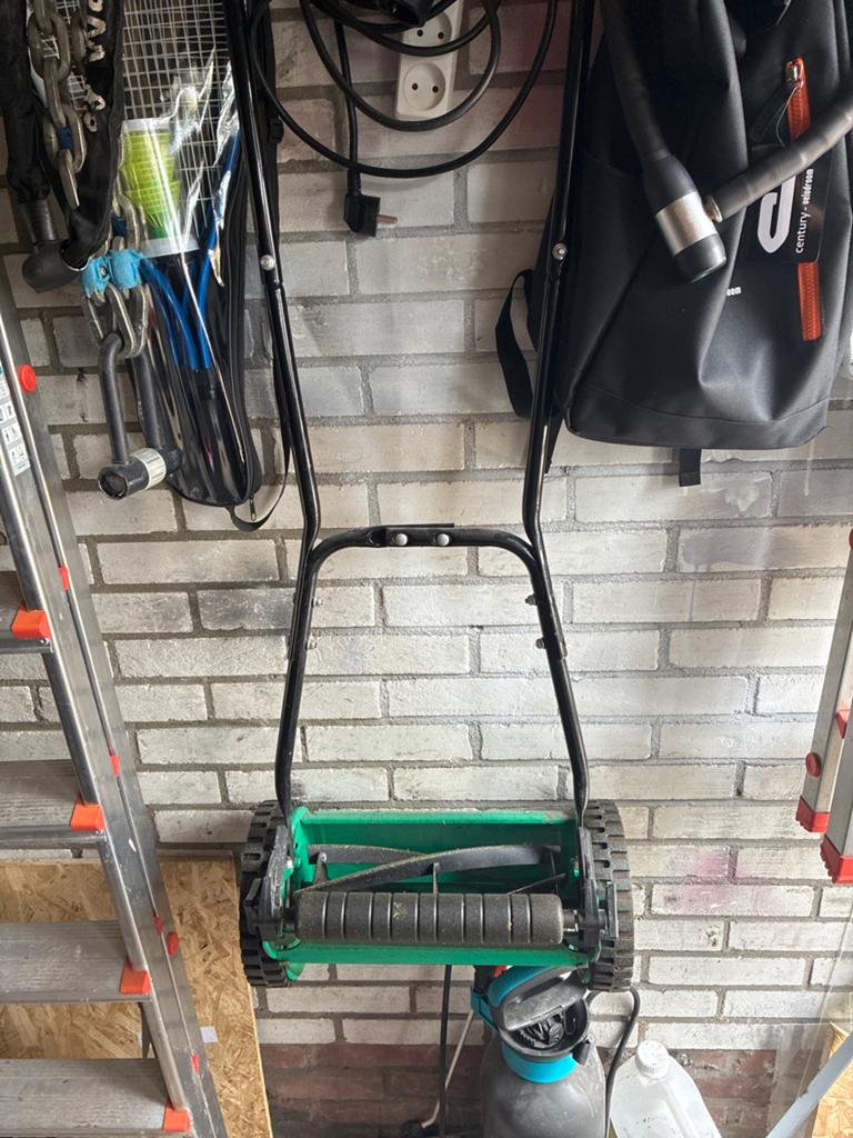 Slijper voor grasmaaier, Ophalen