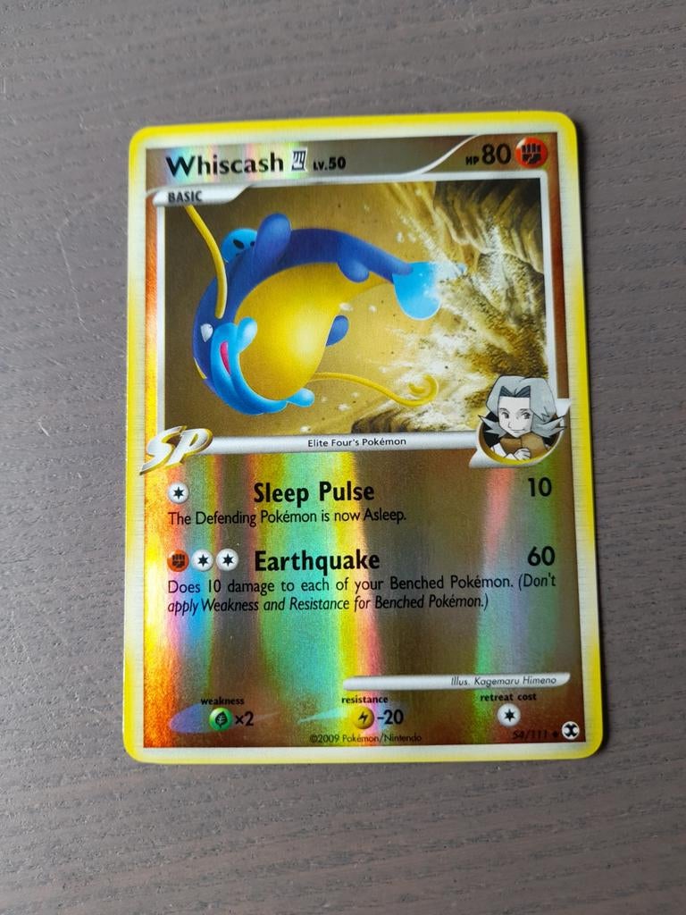 2009 rising rivals 54/111 whiscash reverse, Ophalen of Verzenden, Gebruikt, Losse kaart, Foil
