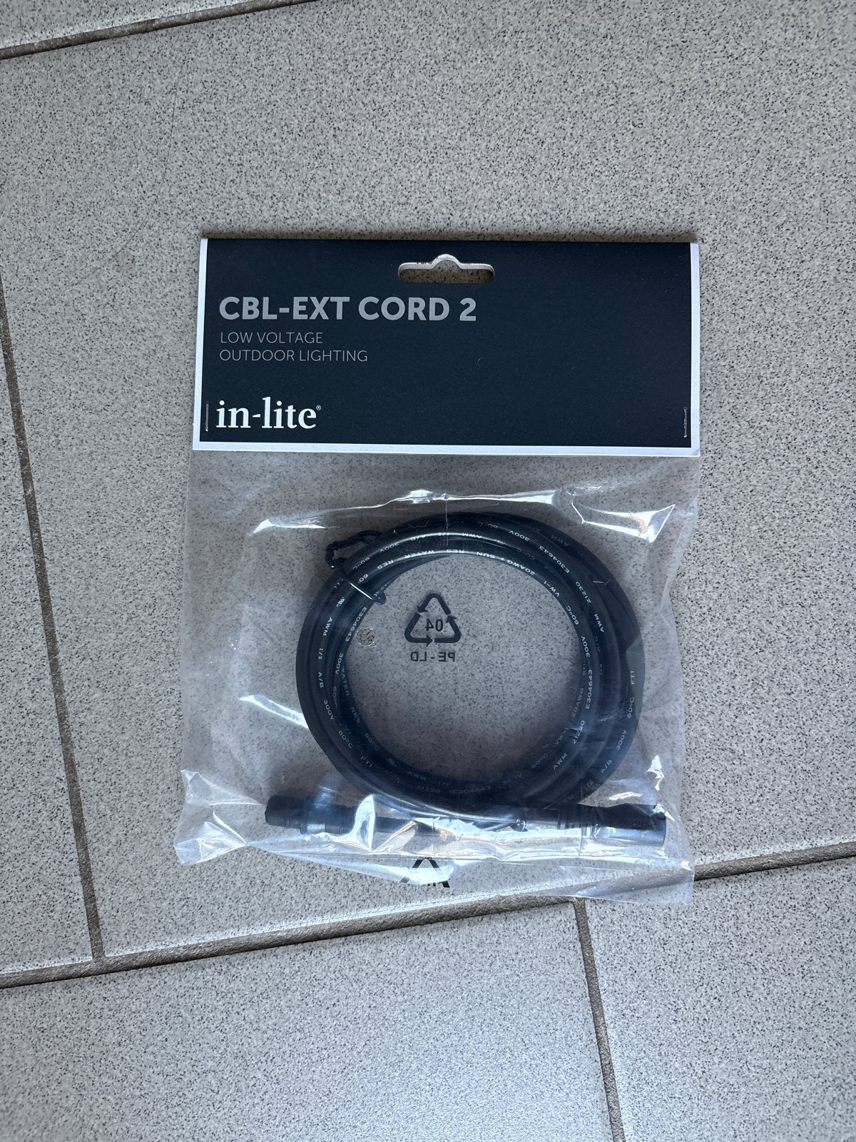In-lite CBL-EXT CORD 2 - Laagspanning buitenverlichting, Verzenden, Nieuw, Overige merken, Kabel of Snoer