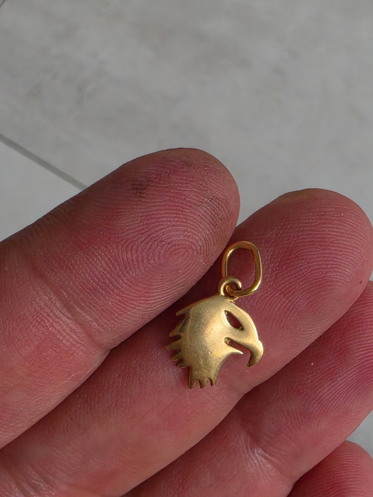 18 karaat goud hanger massief goud !!!, Verzenden, Zo goed als nieuw, Goud, Goud
