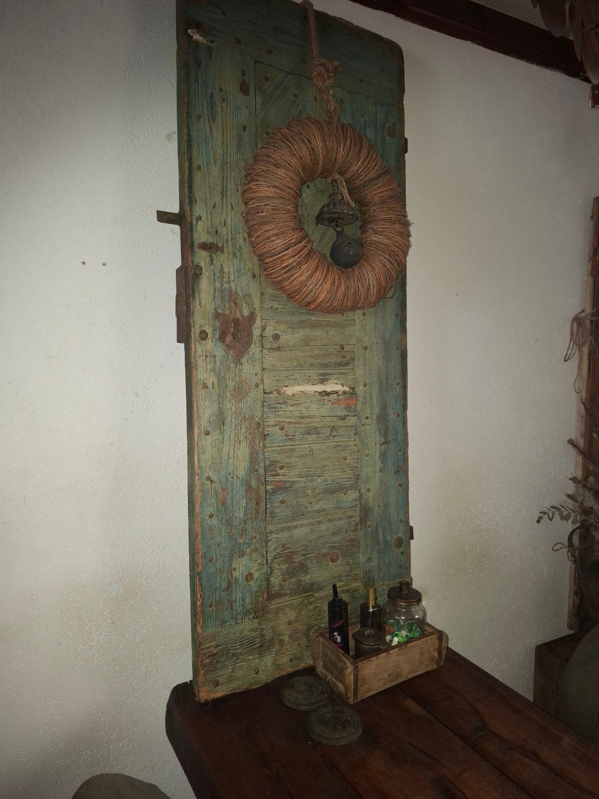 Grote brocante oude deur, Ophalen, Gebruikt, ., .