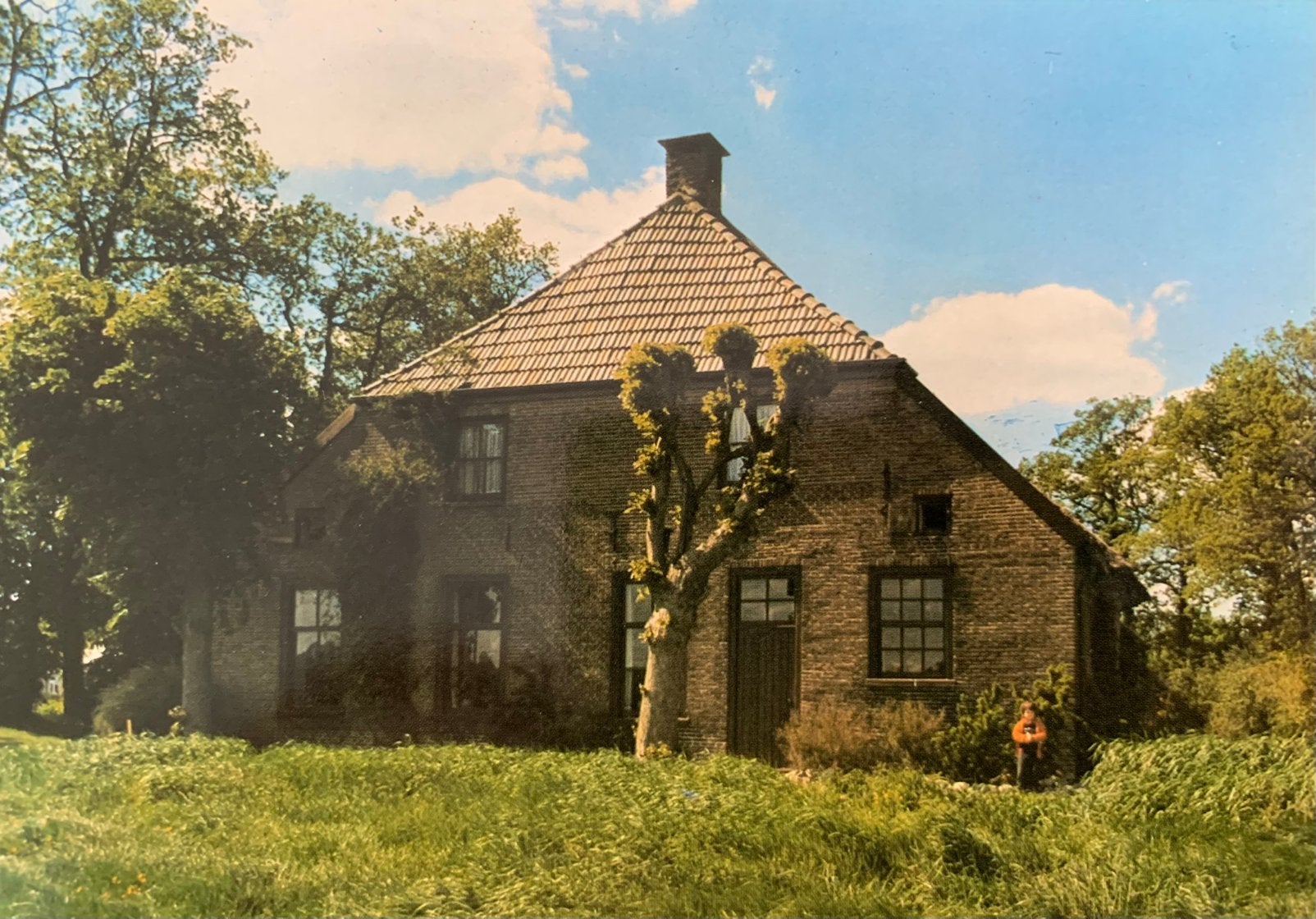 Zuidwolde, Drenthe, Saksische boerderij., Ophalen of Verzenden, Ongelopen, Drenthe