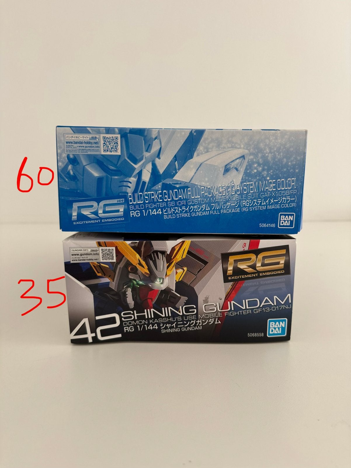 Bandai RG series 1/144 gundam gunpla kit, Ophalen of Verzenden, Nieuw, 1:50 of kleiner, Figuur of Figuren
