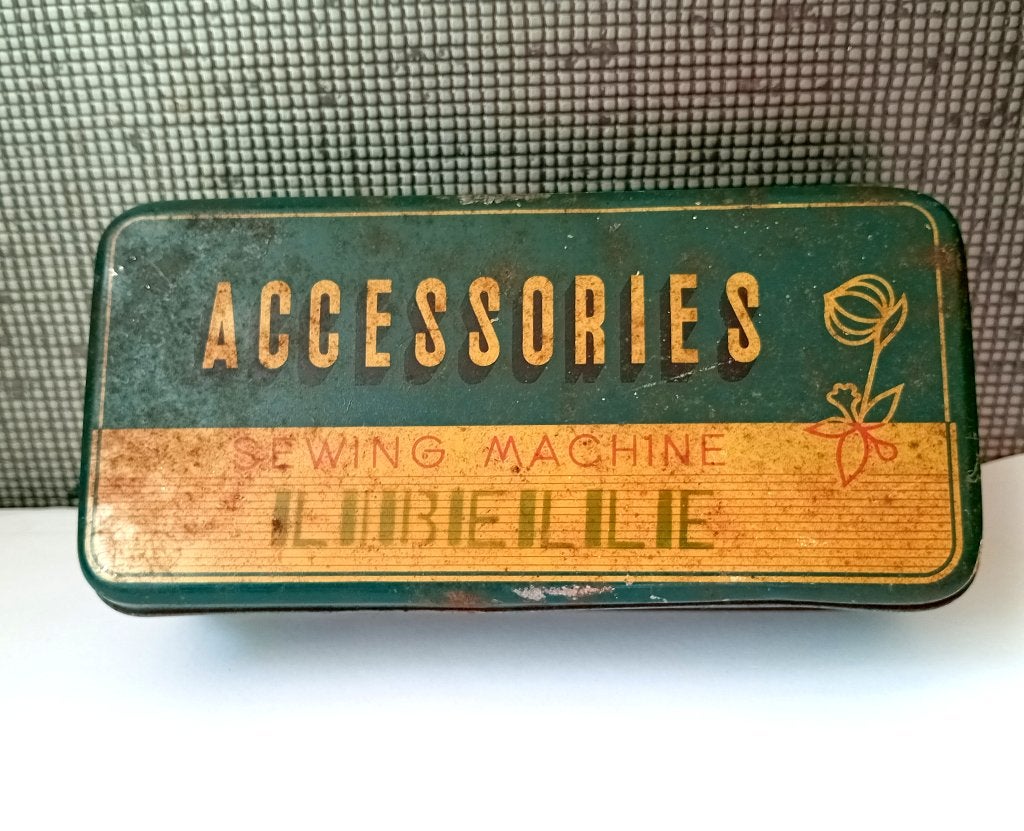 accessories sewing machine libelle blik, Verzamelen, Verzenden, Overige