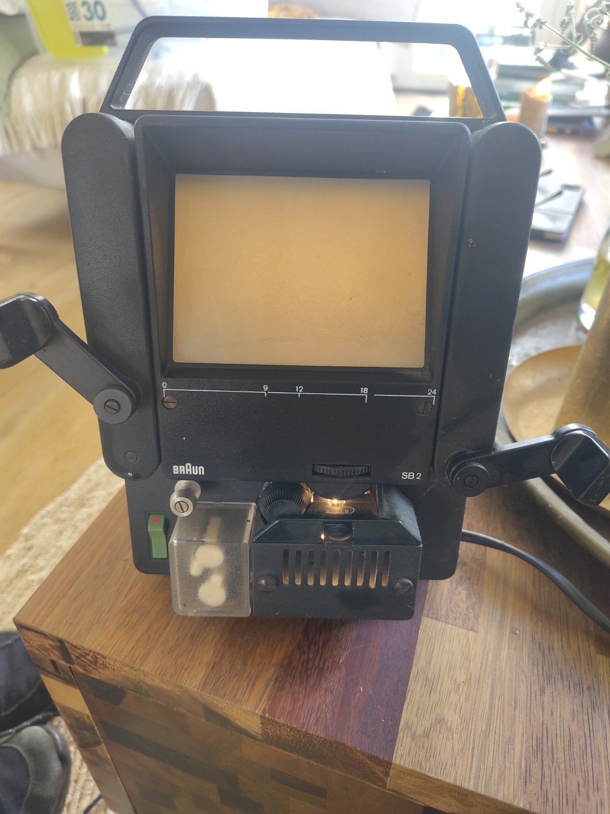 Vintage Braun SB2 Super 8 Film Viewer / Editor, Audio, Tv en Foto, Diaprojectors, Ophalen of Verzenden, Gebruikt, Met scherm