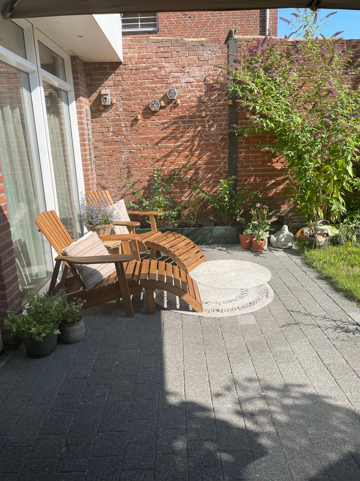 Terrastegels bijna 15m2, Tuin en Terras, Tegels en Klinkers, Ophalen, Gebruikt, Terrastegels, Natuursteen