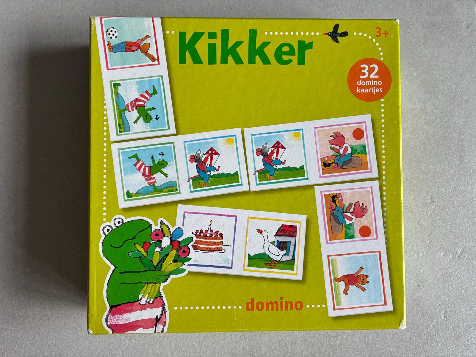 Kikker Domino Totum - 32 Kaartjes, Een of twee spelers, Ophalen of Verzenden, Zo goed als nieuw
