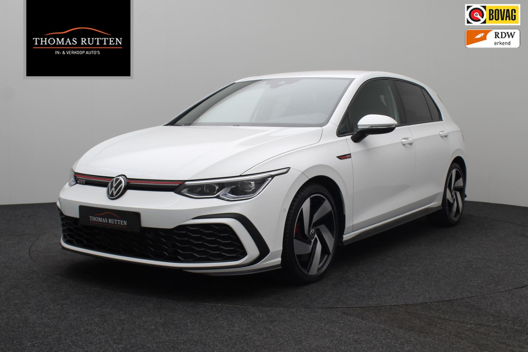 Volkswagen Golf 2.0 TSI GTI 2022 | Airco | Stoel & Stuurverw, 4 cilinders, 1984 cc, Wit, 245 pk