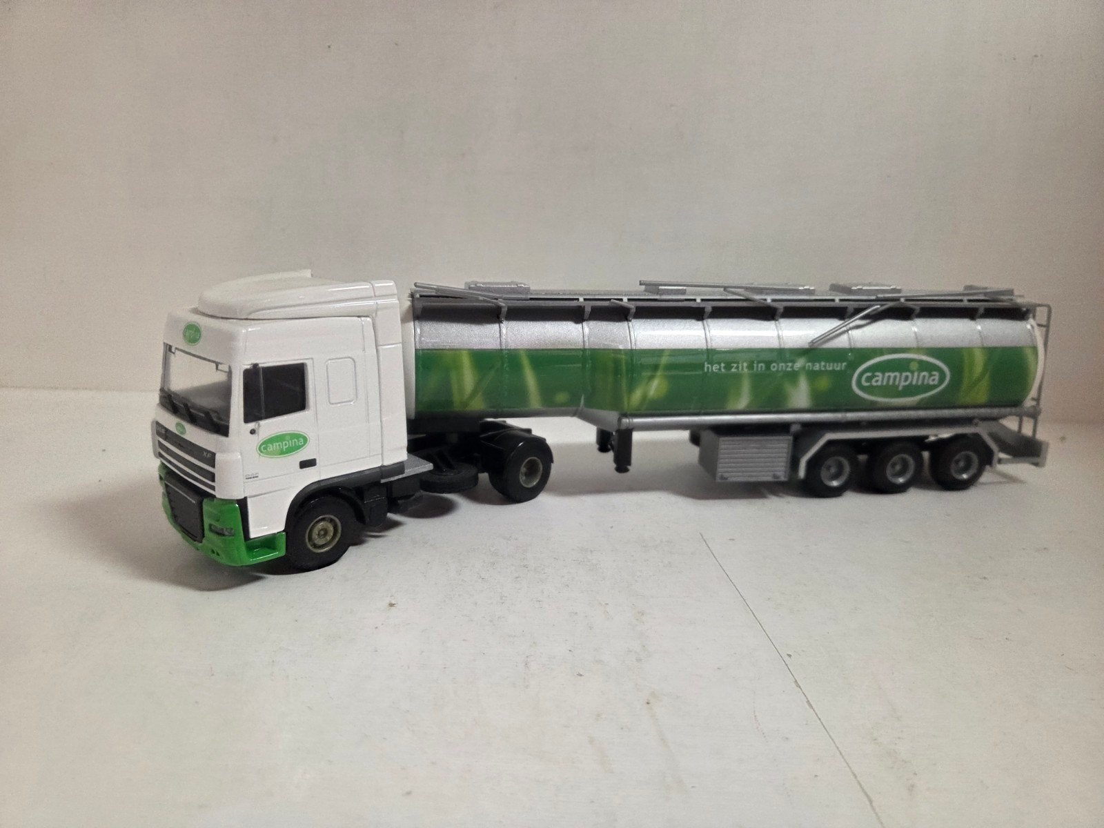 Lion Toys DAF XF tankwagen Campina, ..n, ., Ophalen of Verzenden, Zo goed als nieuw