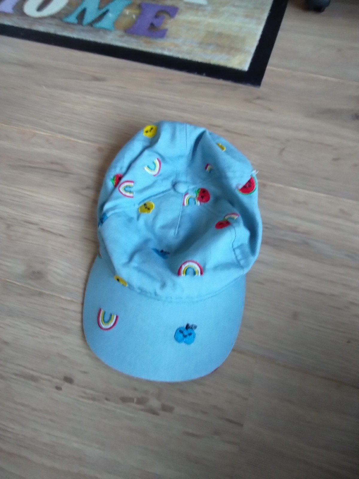 Leuke kinderpet van Zeeman met fruitprint, Kinderen en Baby's, Zeeman, Gebruikt, Jongetje of Meisje, Ophalen of Verzenden