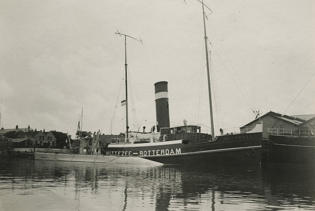 den helder , onderzeeboot, Verzamelen, Foto's en Prenten, Ophalen of Verzenden, Voor 1940, Zo goed als nieuw, Foto