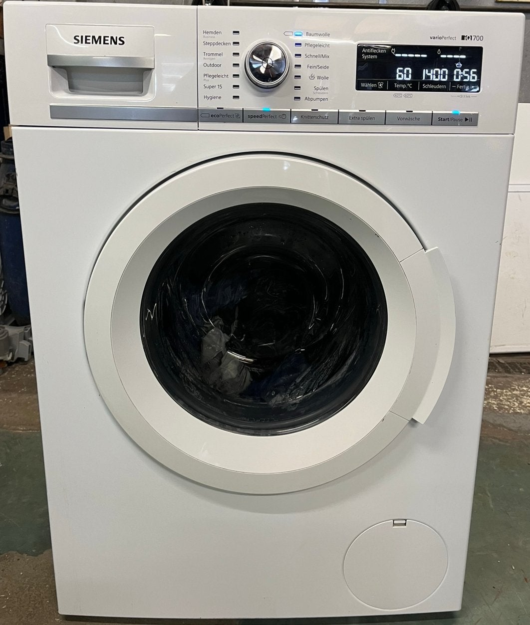 Siemens VarioPerfect iQ700 A+++WM14W550, 1200 tot 1600 toeren, 8 tot 10 kg, Refurbished, Ophalen of Verzenden