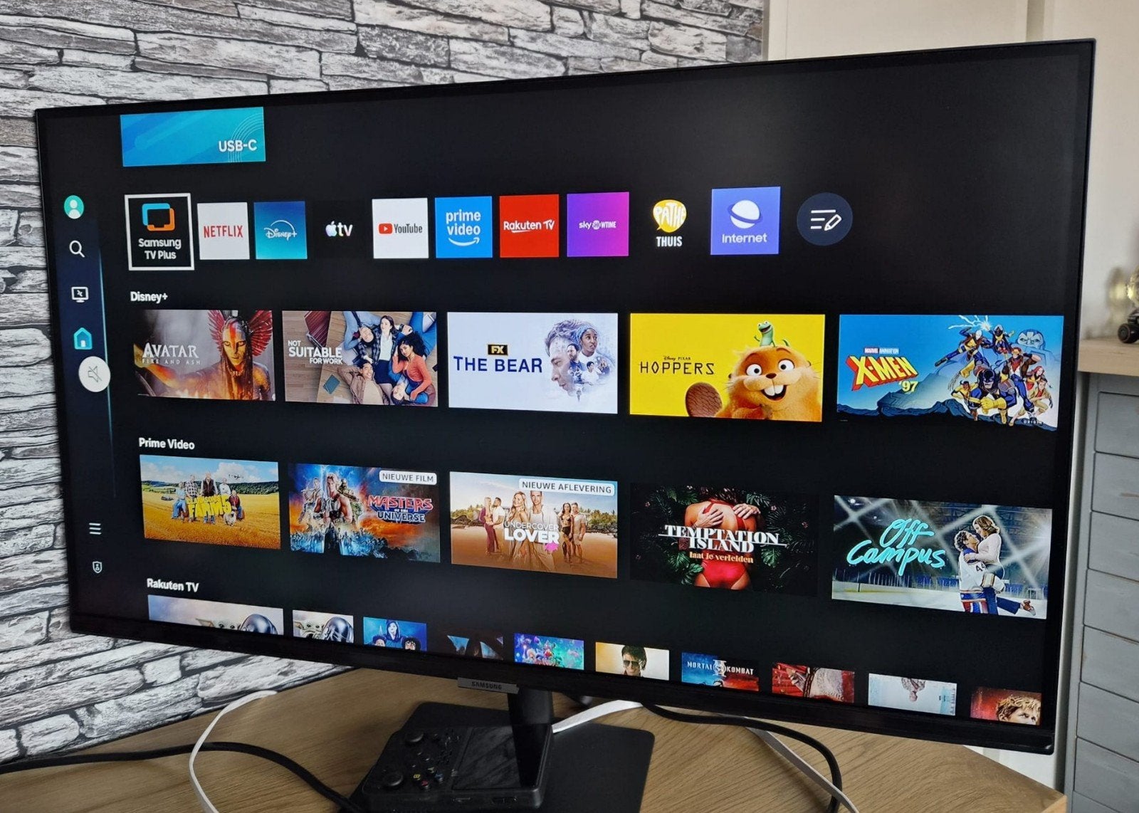 Samsung smart monitor M7 usb en hdmi aansluiting, Ophalen, 80 tot 100 cm, 50 Hz, Samsung