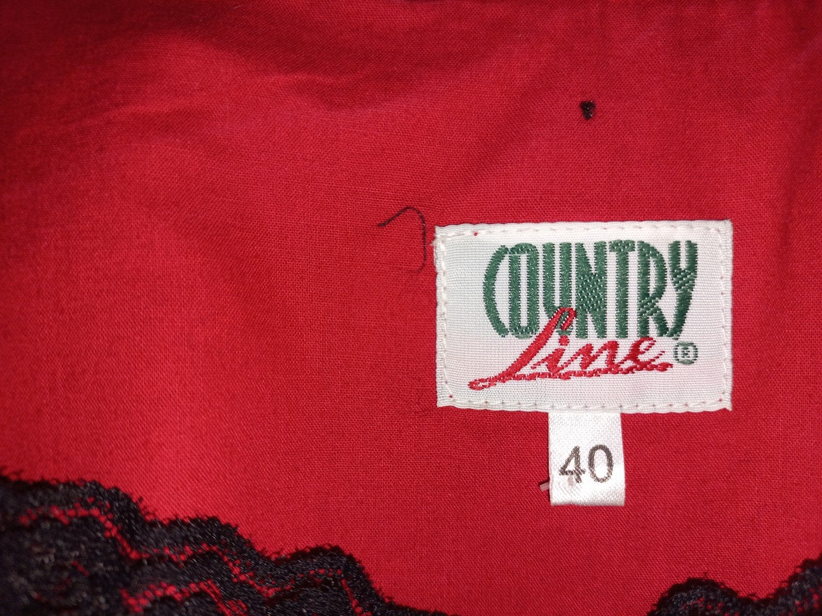 Prachtige Dirndl Jurk - Country Line - Maat 40, Country Line, Zo goed als nieuw, Knielengte, Rood