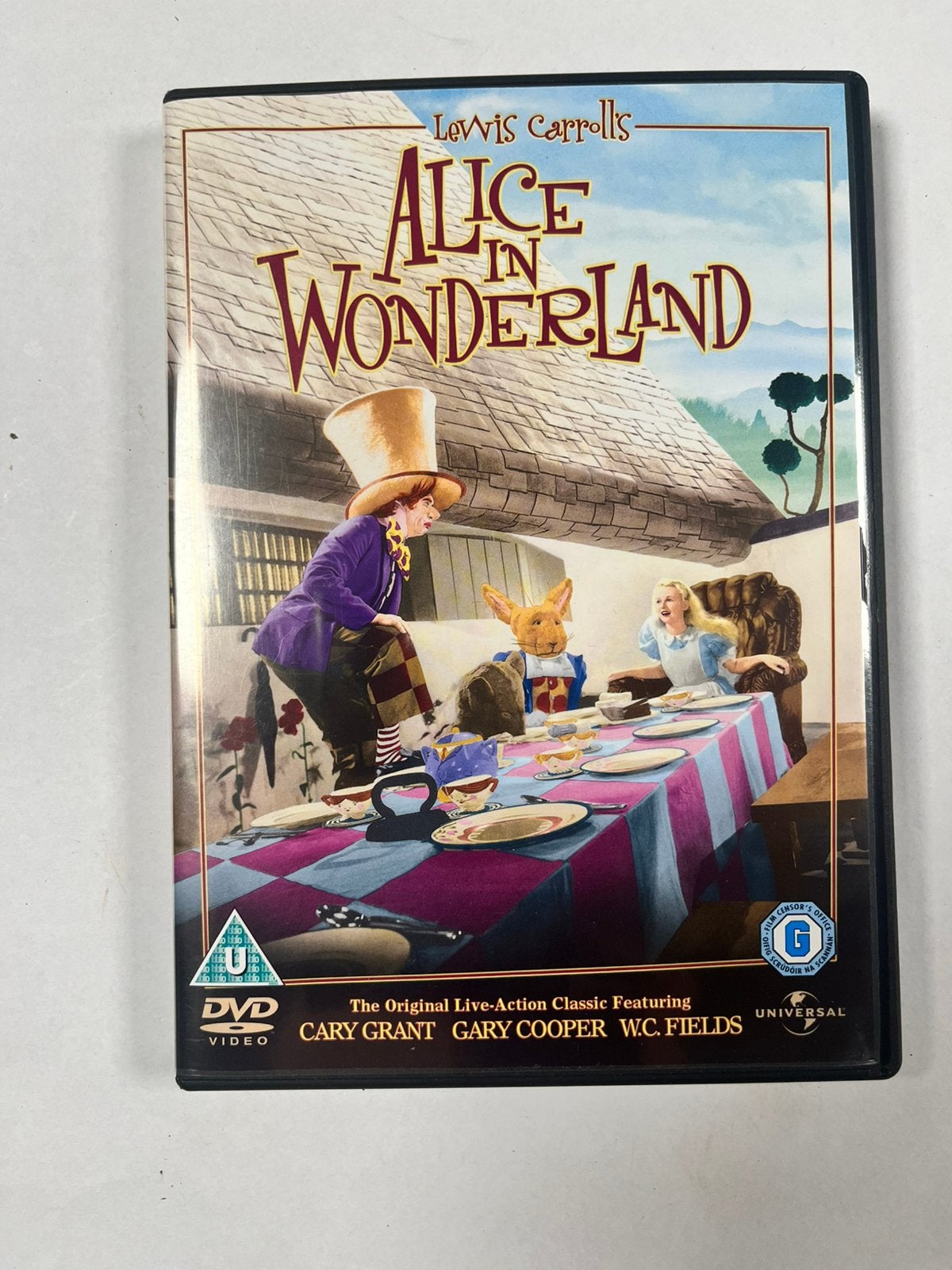 Alice in Wonderland (1933) met oa Gary Cooper UK-DVD, Engels, Alle leeftijden, Nederlands, Ophalen of Verzenden