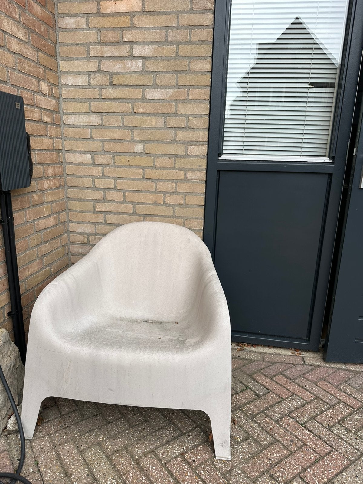 Twee kuipstoelen Ikea, Tuin en Terras, Ophalen, Gebruikt, Kunststof