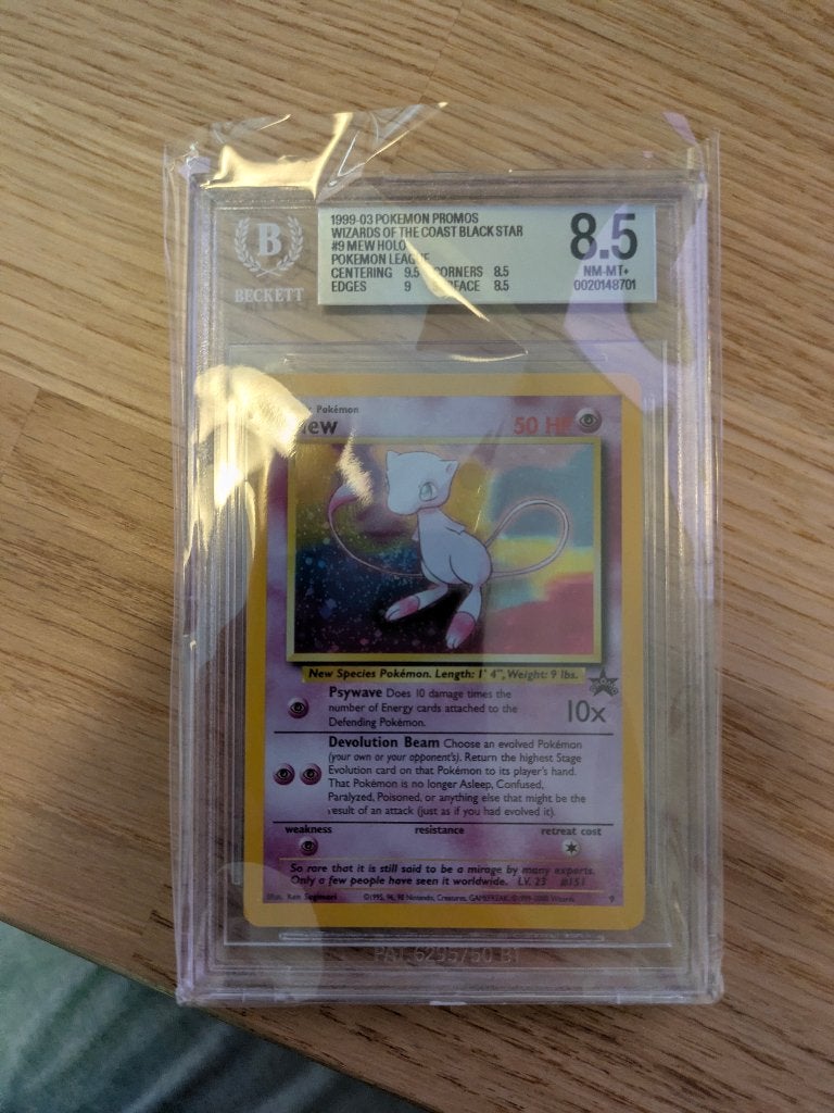 Mew (WP 9) Beckett 8.5, Ophalen of Verzenden, Zo goed als nieuw, Losse kaart