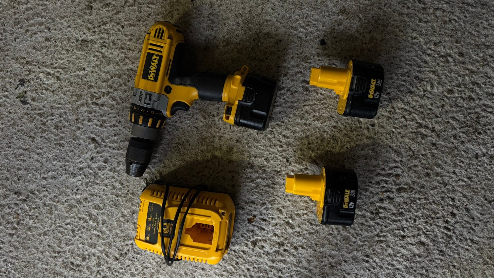Dewalt boormachine, Ophalen, Gebruikt, Boormachine