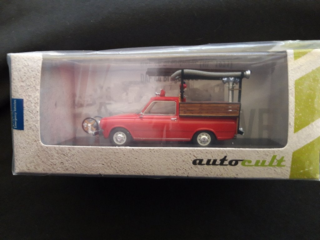 Daf 44 Brandweerwagen – Autocult 1:43, Hobby en Vrije tijd, Modelauto's | 1:43, Ophalen of Verzenden, Nieuw, Auto, Overige merken