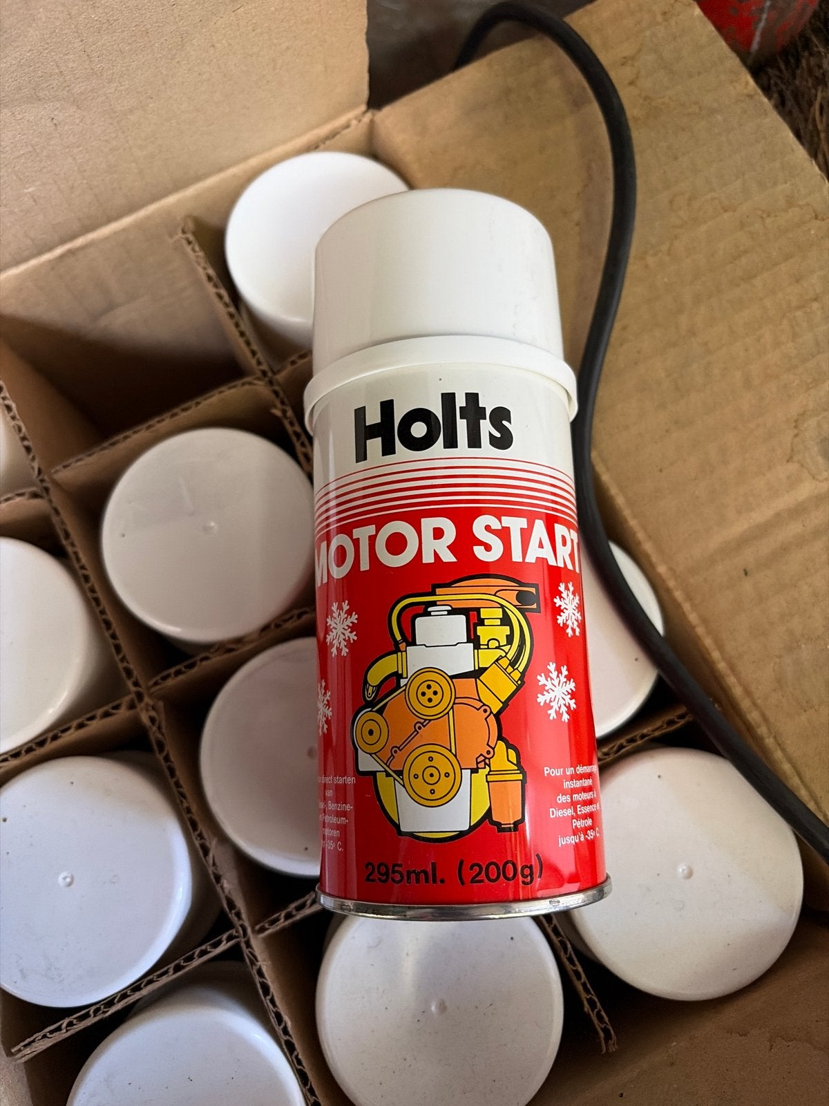 Doos met 6 Holts Motor Start spuitbussen, Ophalen of Verzenden, Nieuw