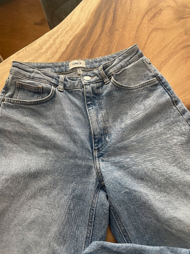 Only spijkerbroek 28/30, onljuicy hw wide leg, Only, Blauw, Ophalen of Verzenden, W30 - W32 (confectie 38/40)