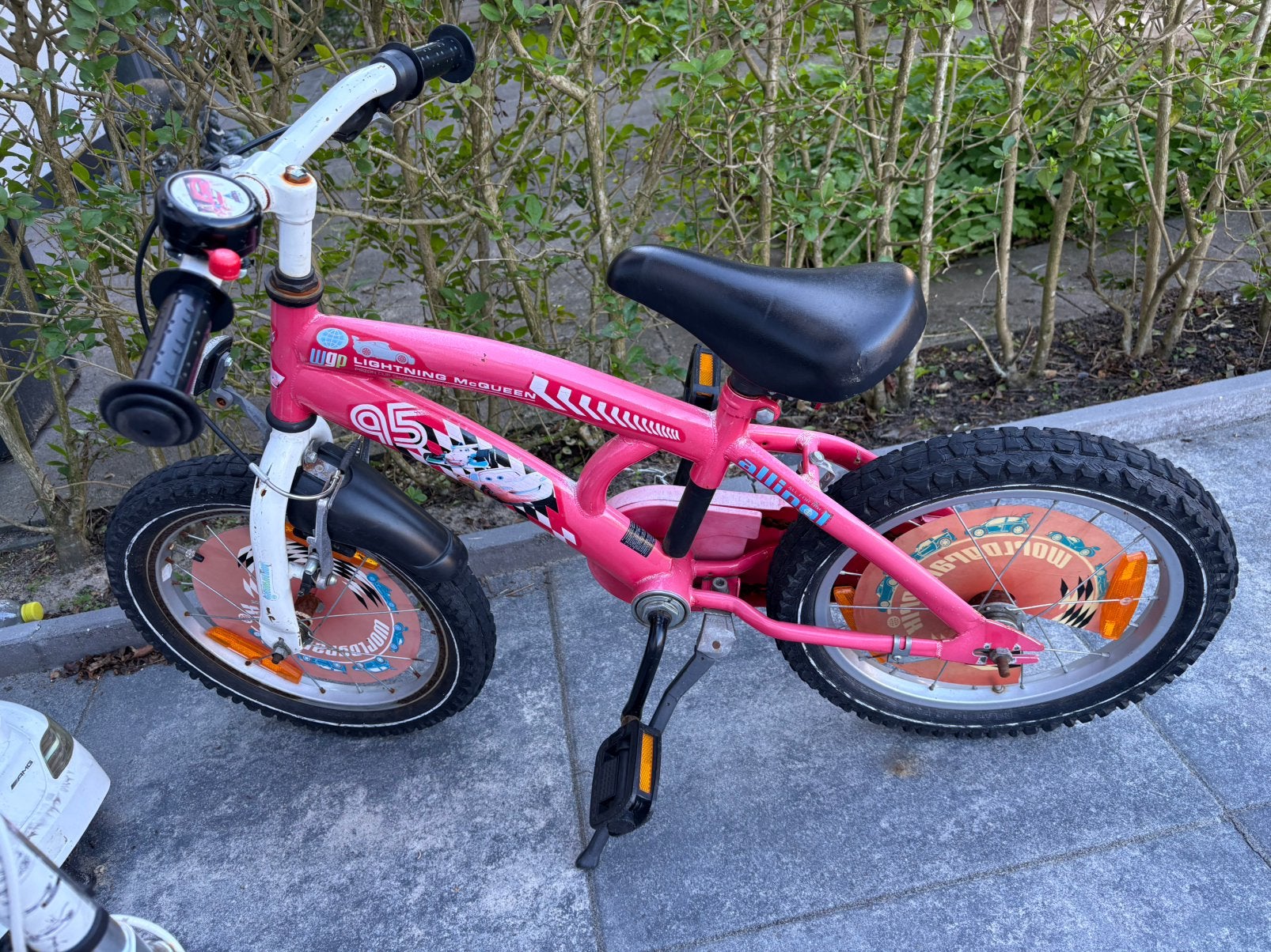 Cars kinderfiets, Fietsen en Brommers, Ophalen, Gebruikt, Minder dan 16 inch