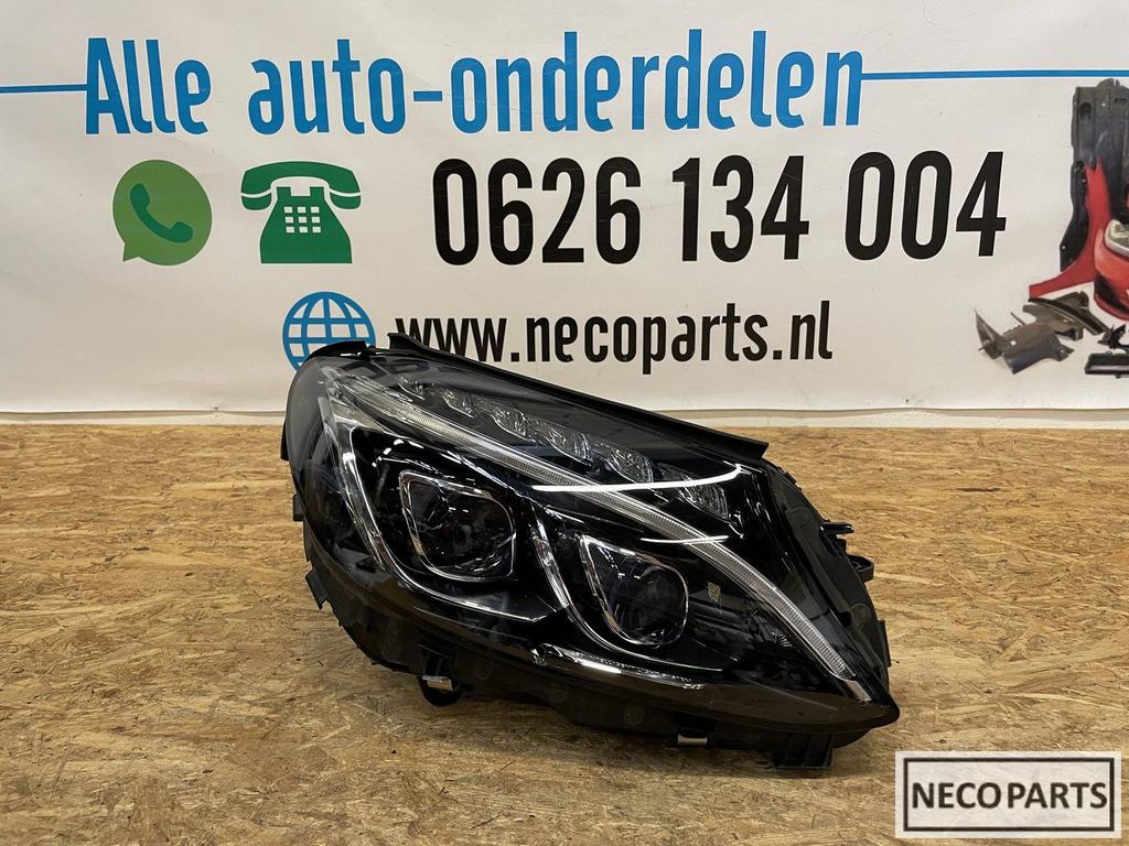 C KLASSE W205 ILS LED KOPLAMP RECHTS A2059068801 ORIGINEEL, Auto-onderdelen, Verlichting, Gebruikt, -, Ophalen of Verzenden, -