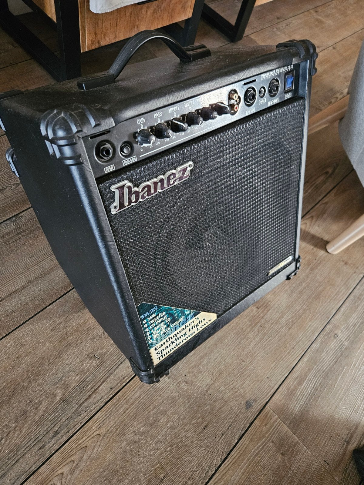 Ibanez SW35 Basgitaarversterker - 35W met EQ en Limiter, Ophalen, Gebruikt, Basgitaar, Minder dan 50 watt