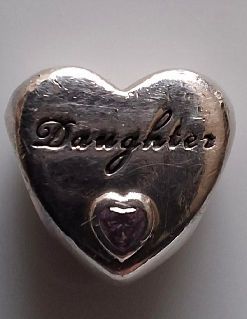Pandora dochter bedel, Ophalen of Verzenden, Zo goed als nieuw, Zilver, Pandora
