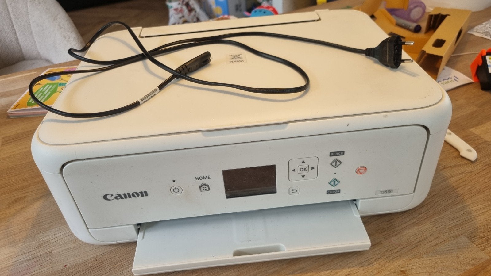 Canon PIXMA TS5151 printer met cartridge foutmelding, Ophalen, Kleur printen, Canon, Inkjetprinter