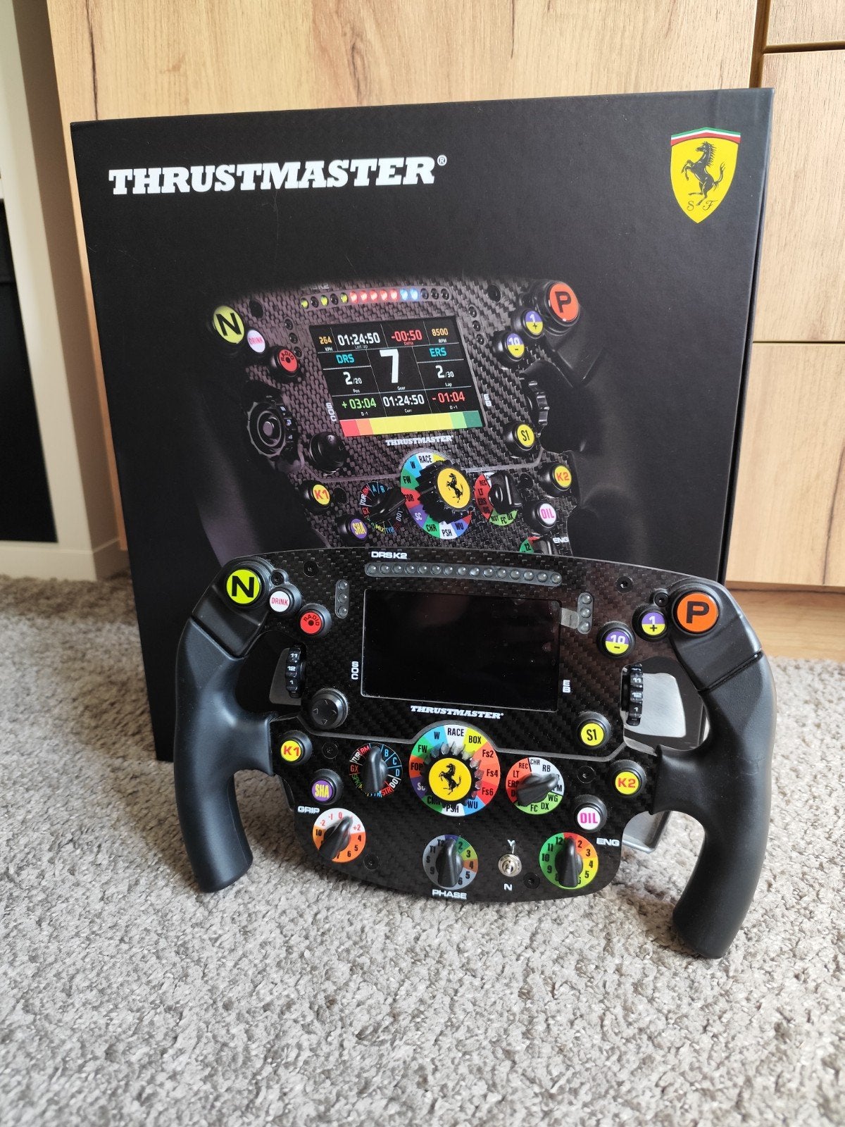 Thrustmaster Sf1000 + T-Chrono paddles, Ophalen of Verzenden, Zo goed als nieuw, Stuur of Pedalen, PlayStation 3