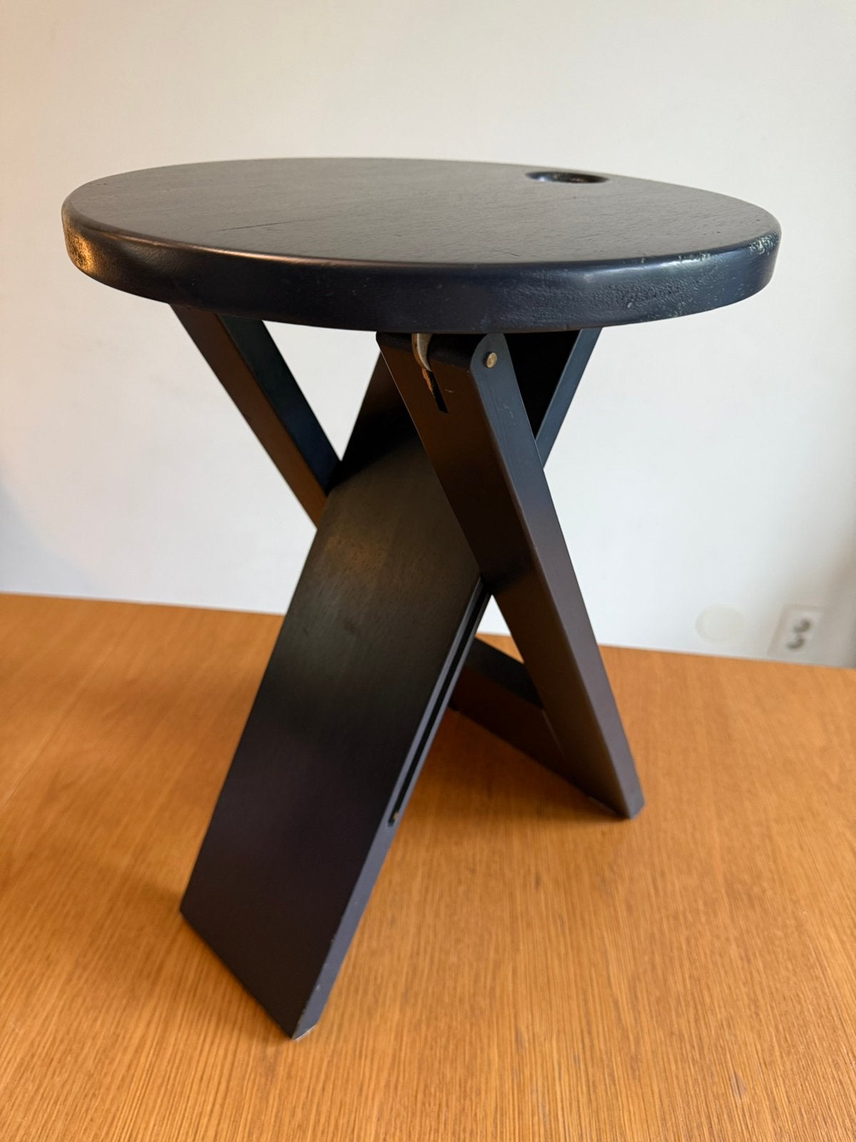 Vintage Suzy Stool kruk - Adrian Reed jaren 80 design, Ophalen of Verzenden, Zo goed als nieuw, Hout