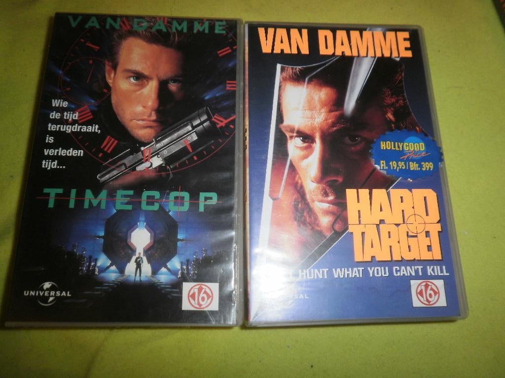 HARD TARGET! Aktie met Jean Claude van Damme Op VIDEO!, Cd's en Dvd's, VHS | Film, Vanaf 16 jaar, Ophalen of Verzenden, Zo goed als nieuw