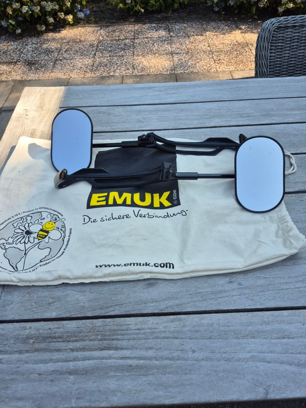 Caravan spiegels Emuk BMW X1 f48, Ophalen
