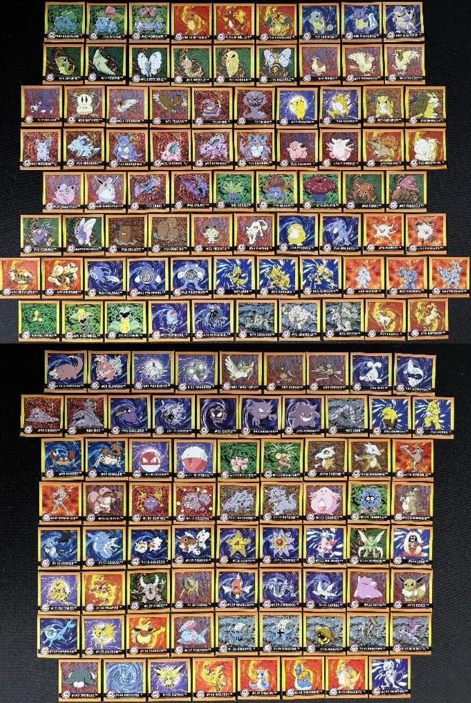 Pokemon Artbox Series 1 Sticker Set compleet - 150 stickers, Ophalen of Verzenden, Nieuw