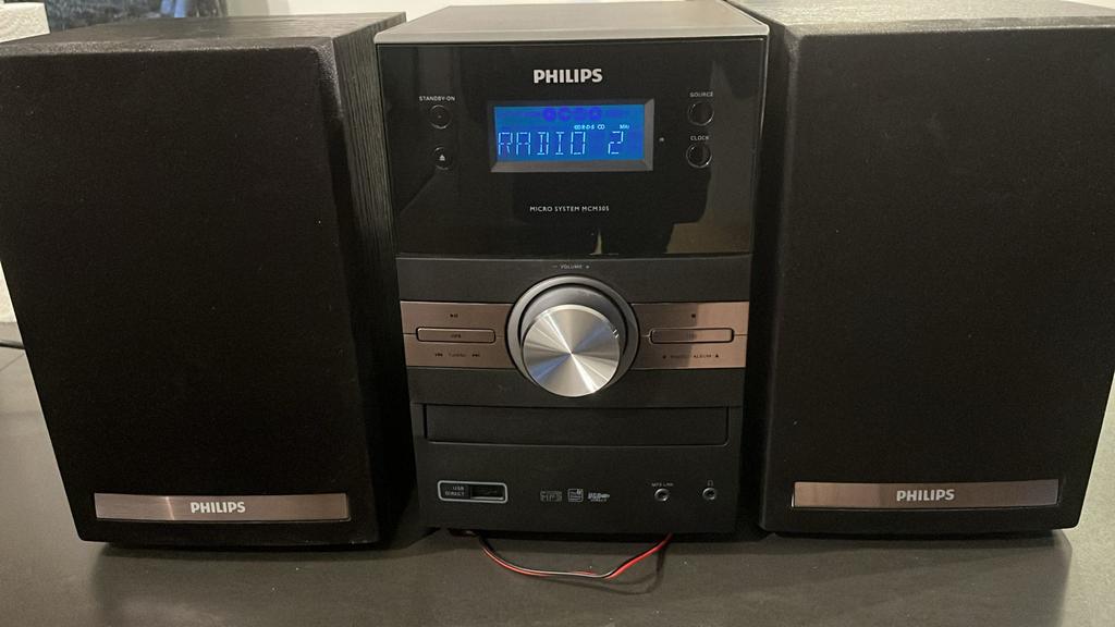 Philips Micro System MCM305 Stereo Set met CD/Radio/USB, Philips, Gebruikt, Ophalen of Verzenden, Microset