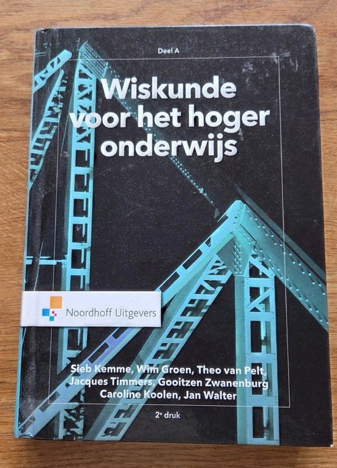 Wiskunde voor het hoger onderwijs Deel A - Zo goed als nieuw, Boeken, Studieboeken en Cursussen, Ophalen of Verzenden, Beta, HBO