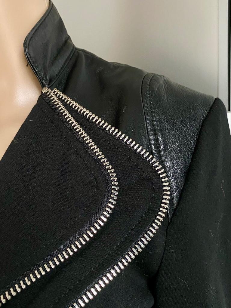 i704 Arma: echt leren jasje maat M=38/40 leer zwart blazer, Kleding | Dames, Jasjes, Kostuums en Pakken, Maat 38/40 (M), Zwart