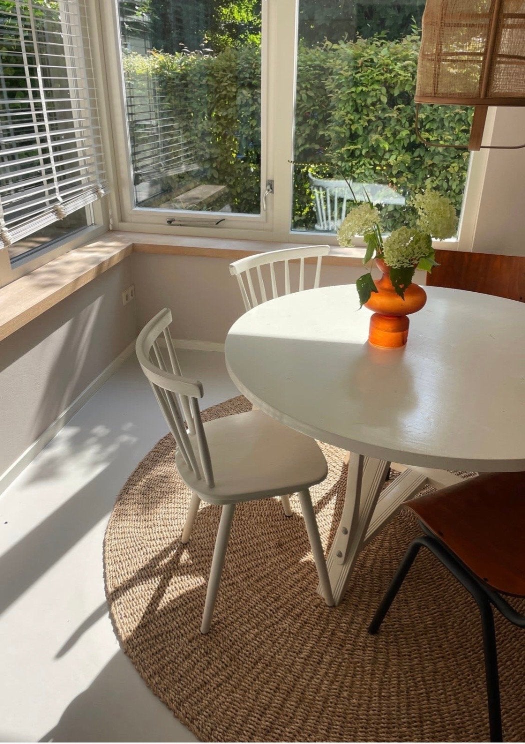 Rond vloerkleed sisal, Huis en Inrichting, Ophalen, Gebruikt, Bruin, Rond