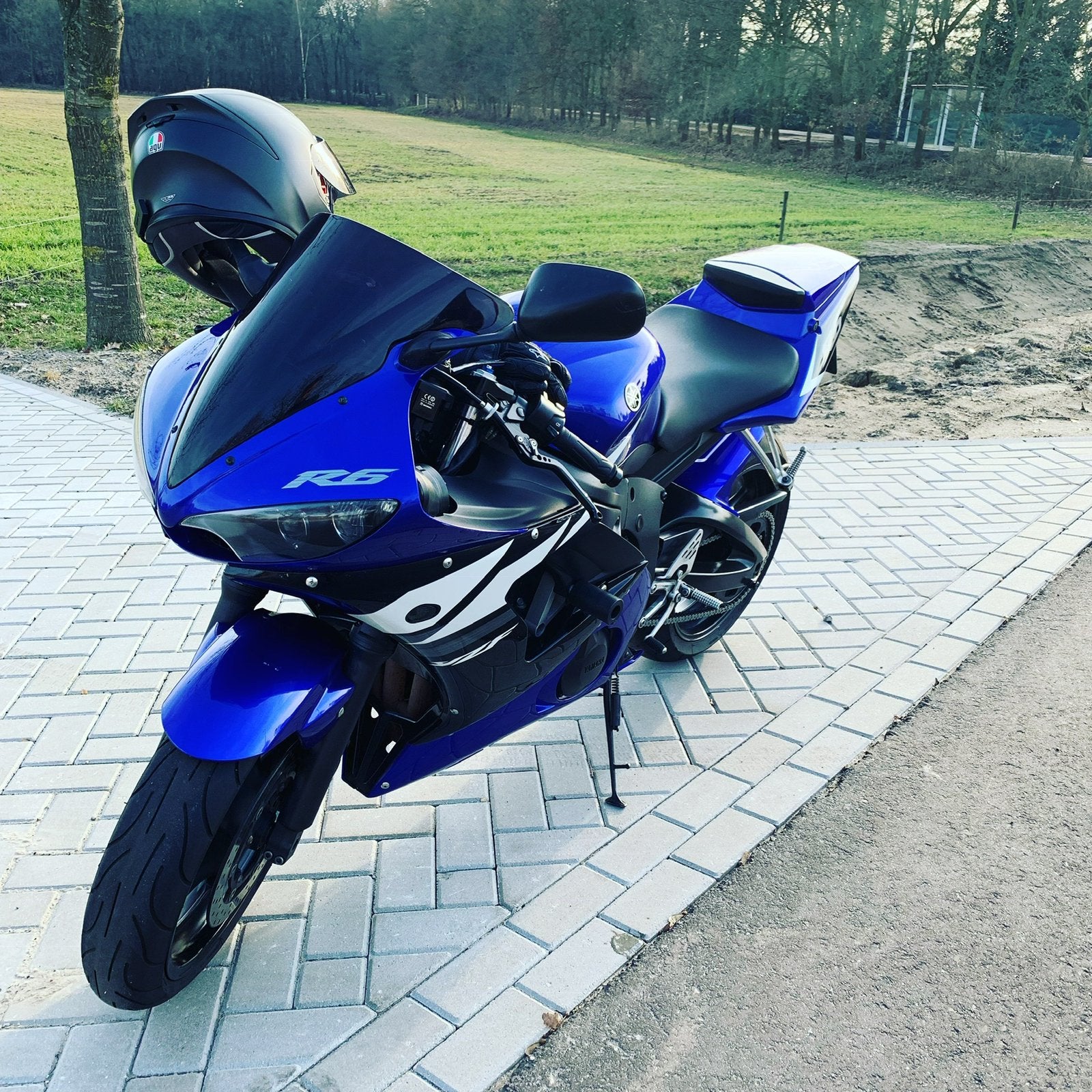 Mooie Yamaha supersport YZF-R6 2003, Sportuitlaat, 4 cilinders, Motorrijbewijs A, Super Sport