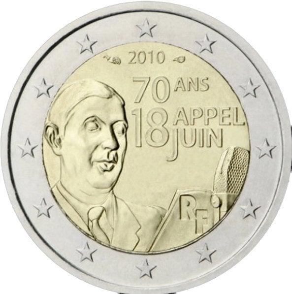 Euromunten, Ophalen of Verzenden, Frankrijk, 2 euro, Losse munt