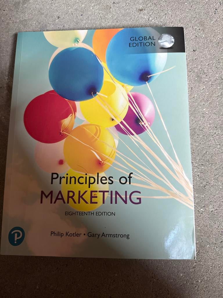 Principles of Marketing - Achttiende editie (Global Edition), Ophalen of Verzenden, Gamma, Gelezen