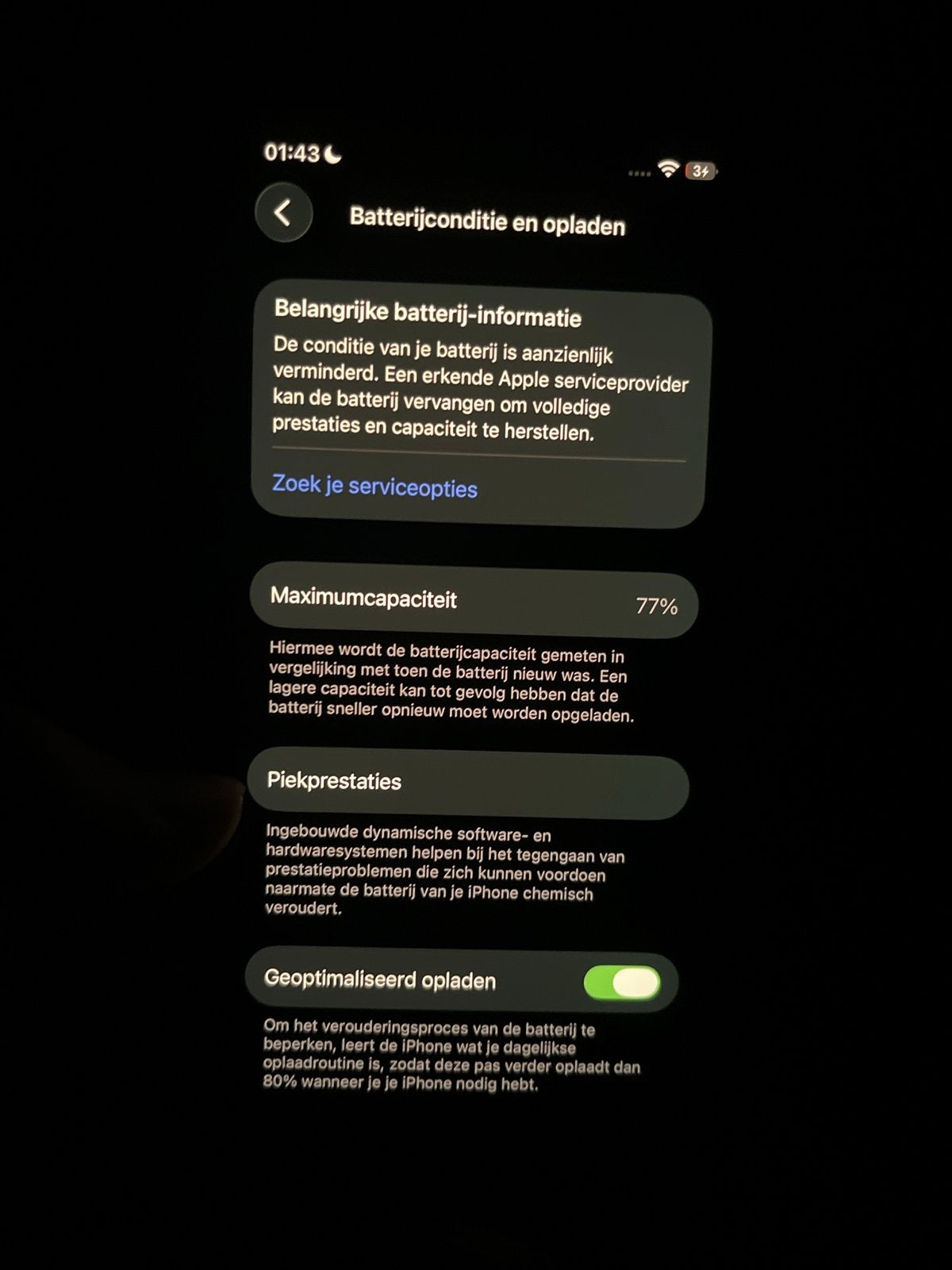 iPhone 12 Blauw 128 GB - Batterij 77%, Telecommunicatie, Mobiele telefoons | Apple iPhone, Ophalen of Verzenden, Zonder simlock